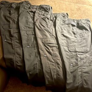 5:11 Tactical series cargo duty pants size 32/30 Per pair.